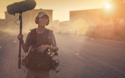 El técnico de sonido directo Lawrence Chick captura el sonido del miedo con Lectrosonics