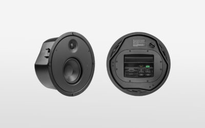 Genelec presentó modelos de altavoces Smart IP de montaje en techo y colgantes