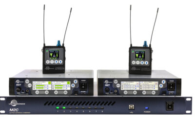 Lectrosonics presenta sistema de monitoreo inalámbrico digital Duet en la banda de frecuencia B1C1 para mercados internacionales