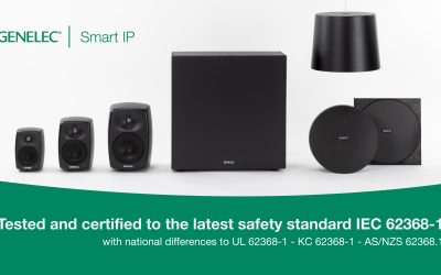 Altavoces Genelec Smart IP suman nuevas certificaciones de seguridad
